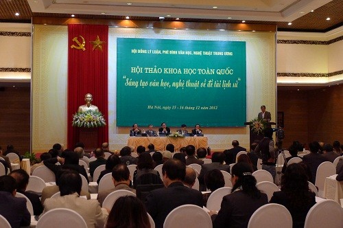 Hội thảo khoa học toàn quốc “Sáng tạo văn học, nghệ thuật về đề tài lịch sử” - ảnh 1